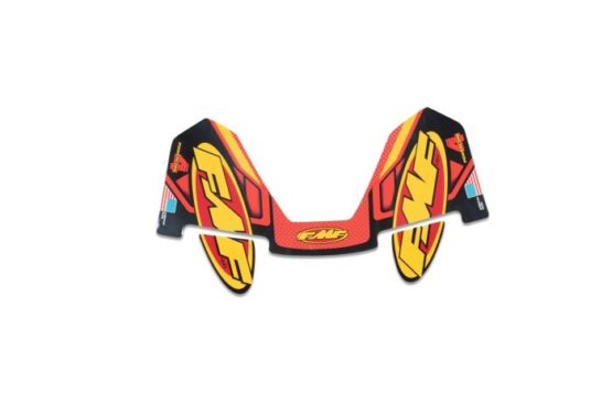 FMF Hex Powercore 4 Wrap Logo Aluminum Decal