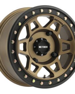 405 UTV Beadlock Wheel 15x7 4+3/13mm Offset 4x156 132mm CB Bronze w/ Black Ring