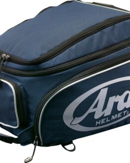 Arai Helmet Bag Blue/White Expandable with Shoulder Strap