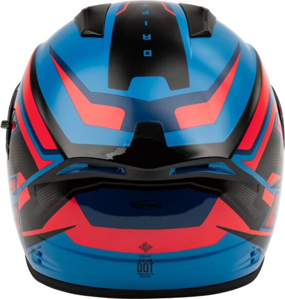 GMAX FF-18 Drift Full Face Helmet Black/Blue/Red XS - Image 2