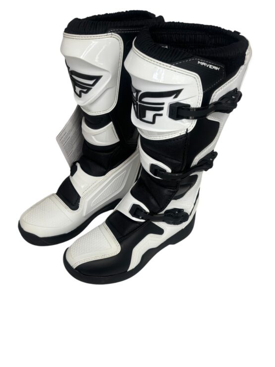 Maverick Boots White/Black US 10 - Image 3
