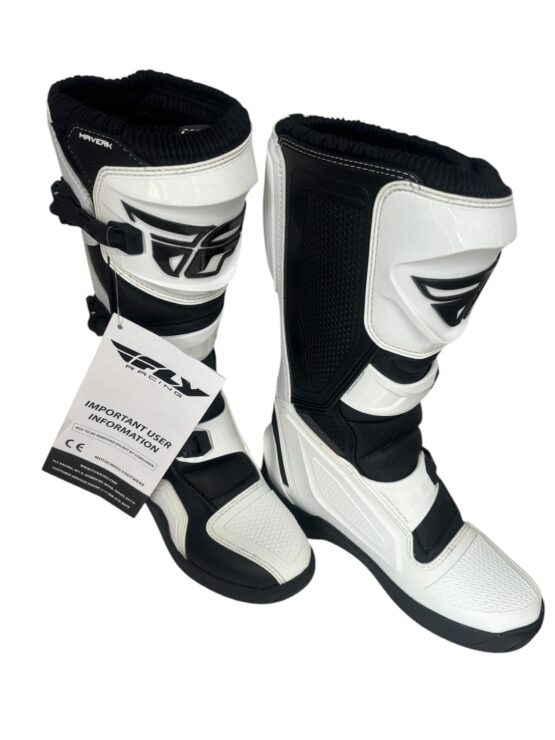Maverick Boots White/Black US 10