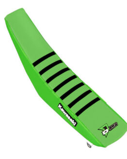 D'Cor Green/Black Seat Cover w/ Ribs Fits 16-19 Kawasaki KX250F KX450F