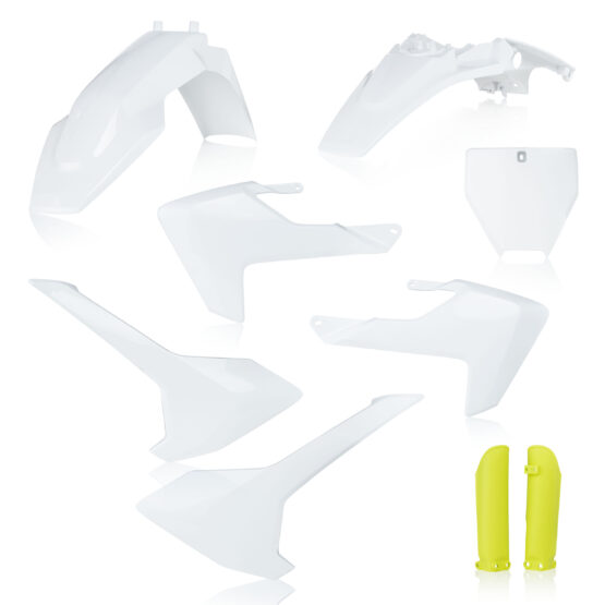 Acerbis Full Plastic Kit White/Yellow For Husqvarna TC 65 2017-2024