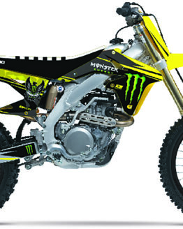 D'Cor Monster Energy Graphics Kit White Fits 08-17 RMZ450