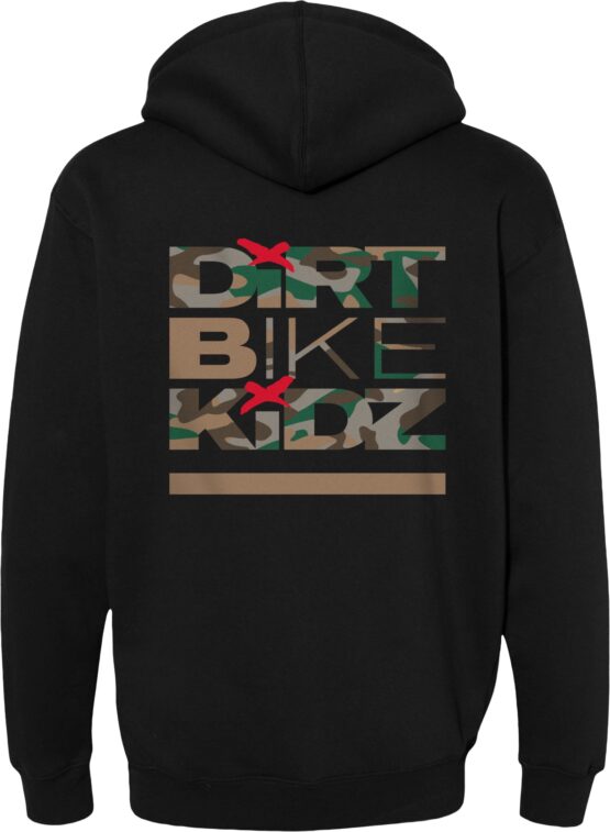 DBK Camo Shovels Hoodie Black Small - Image 2