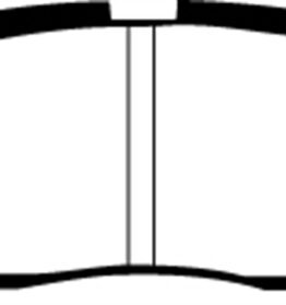 EBC Yellowstuff Rear Brake Pads Semi-Metallic Fits 86-92 Toyota Supra 2.8