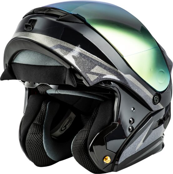 GMAX MD-01 Volta Helmet Grey/Silver Metallic - Medium - Image 3