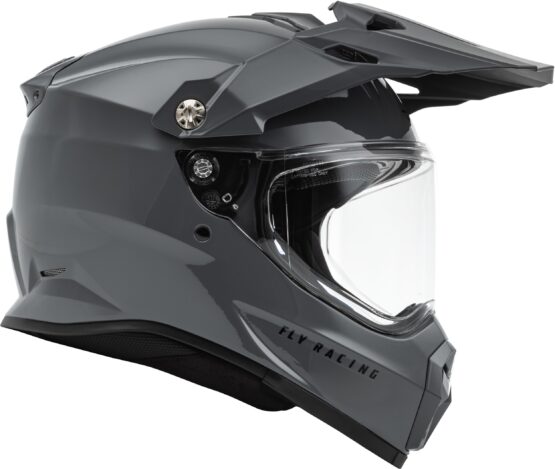 Fly Racing Trekker Solid Helmet Grey XS - Image 3