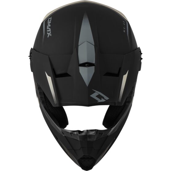 MX-46 Compound Helmet MATTE BLACK/GREY/WHITE X-Small - Image 2