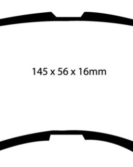 EBC Greenstuff Front Brake Pads DP61614 Fits 07+ Jeep Compass 2.0