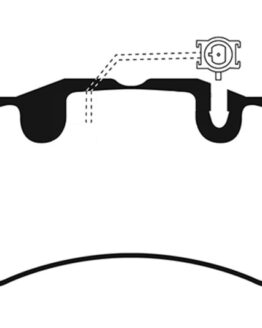 EBC Yellowstuff Front Brake Pads Semi-Metallic DP42336R Fits Maserati Levante