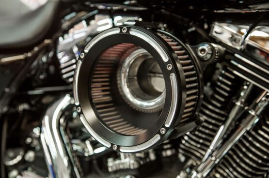 Trask Assault Charge High-Flow Air Cleaner Black Reverse Cut For Harley - Image 2