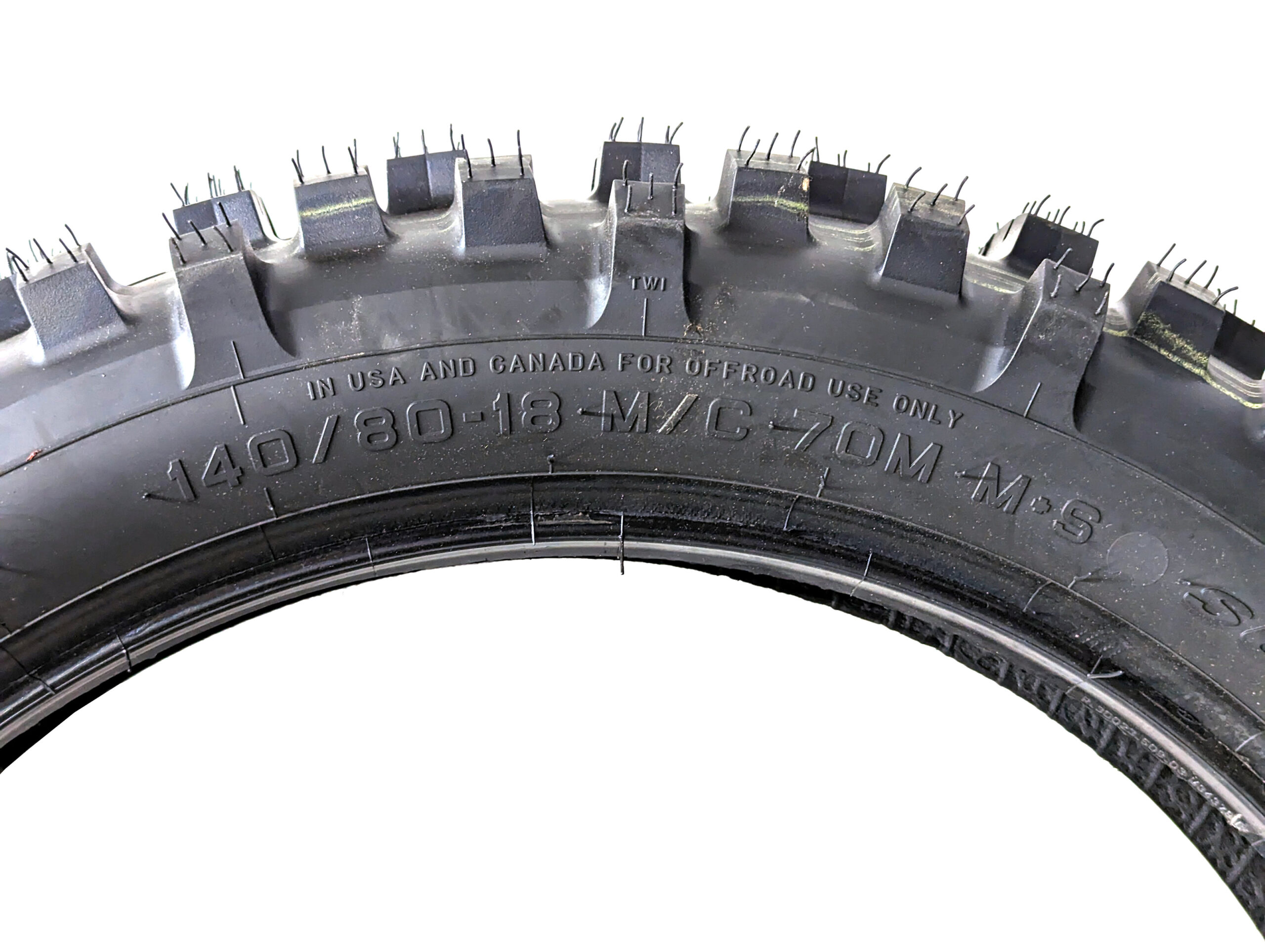 140/80-18 Six Days Extreme Rear Tire - Super Soft - M/C 70M M+S - Image 3
