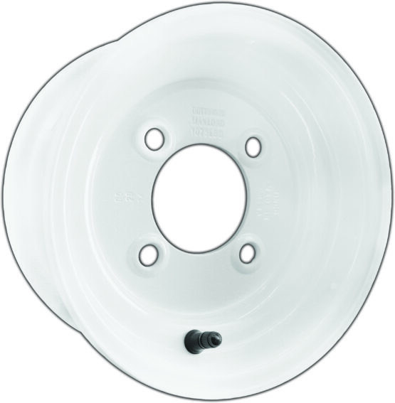 AWC Standard Steel Trailer Wheel 8x7 4 Lug White