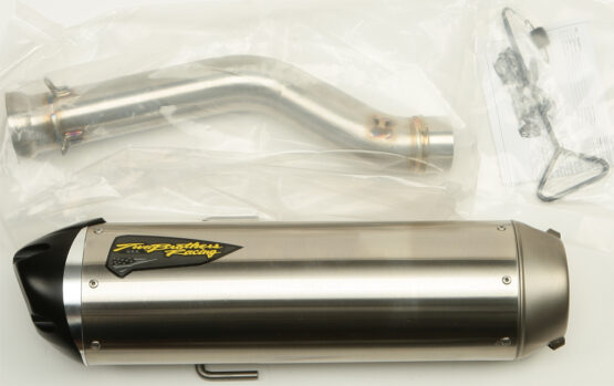 Two Brothers S1R Slip-On Exhaust Silver Fits 15-22 Can-Am Spyder F3/S