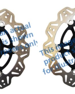 Front VEE Brake Rotors - Black