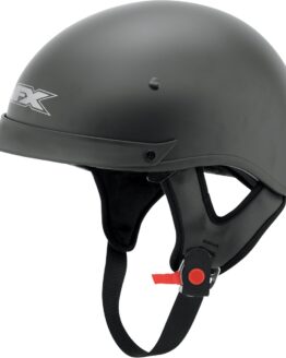 FX-72 Street Half Helmet Matte Black Medium