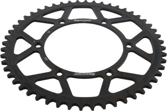 Supersprox Rear Steel Sprocket 52T Black Fits Yamaha - Image 2