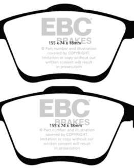 EBC Yellowstuff Front Brake Pads Semi-Metallic DP41773R For 06-09 Mazda 6 Turbo