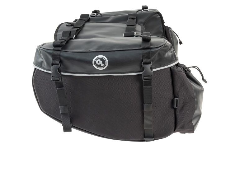 Giant Loop Siskiyou Panniers 70L Black Motorcycle Saddlebag Set - Image 3