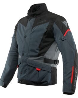 Dainese Tempest 3 D Dry Jacket Ebony Black Lava Red Size 52