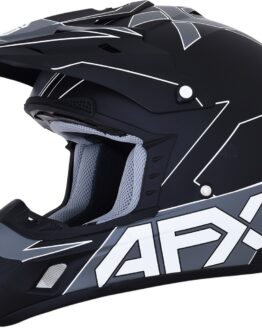 FX-17 Aced Full Face Offroad Helmet Matte Black Small