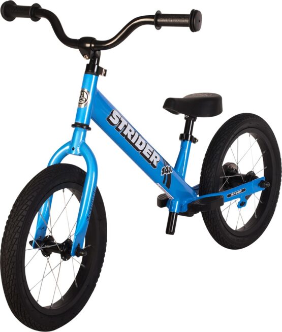Strider 14x Sport Convertible Balance Bike Blue 14 Inch Wheels Ages 3-7 - Image 2