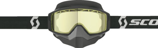 Scott Split OTG Snow Cross Goggles Black/White Yellow Lens Adult - Image 2