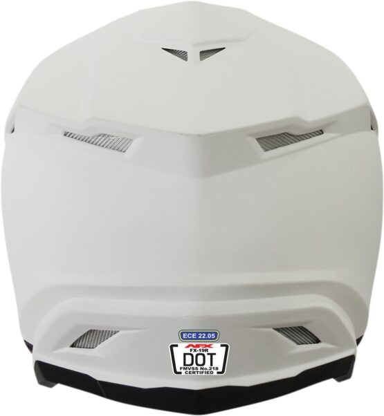 FX-19R Full Face Offroad Helmet Matte White X-Small - Image 2