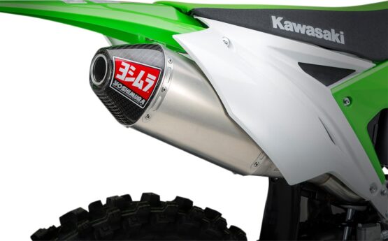 Yoshimura RS4 Aluminum Full Exhaust Carbon Cap Fits 17-20 KX250F