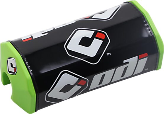 ODI Oversized Handlebar Pad Black Green 7.5in x 3.25in x 2.25in