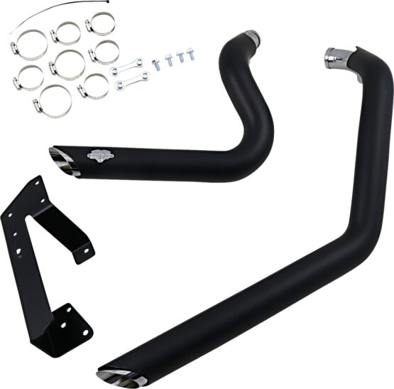 Shortshots Staggered Black Full Exhaust