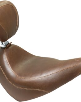 Tripper Smooth  Wide Brown Solo Seat w/Backrest