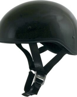 FX-200 Slick Street Half Helmet Gloss Black Large