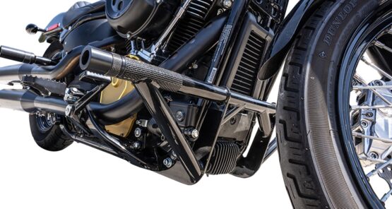 Burly Brand Brawler Kit Front Black For Harley M8 Softail Models - Image 2