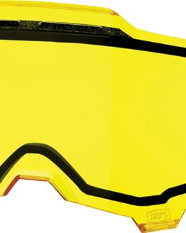 100% Armega Vtd Dual Pane Yellow Replacement Lens - Adult Size