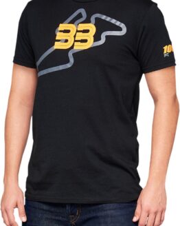 100% Bb33 Track Tee Blk Lg