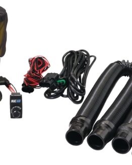 Moose MAC 2-Person Helmet Air Pumper Kit with Bar Mount - Black