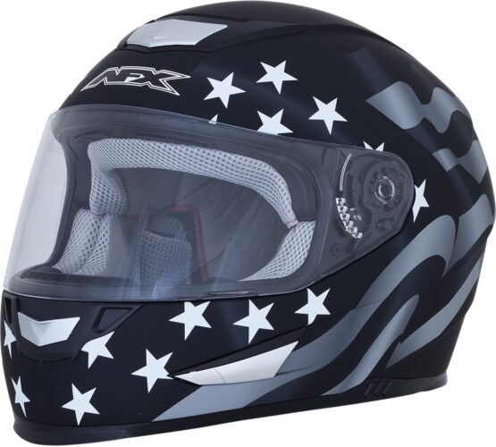 FX-99 Full Face Street Helmet Black Small - Image 3