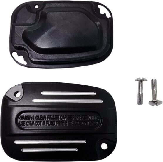 Drag Specialties Clutch Master Cylinder Cover Black For Harley-Davidson