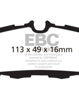 EBC Bluestuff Rear Brake Pads Semi-Metallic DP51870NDX Fits 10-14 Mustang 5.0
