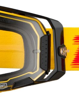100% Armega Goggles Clear Lens Tetsu Black Orange Adult Unisex
