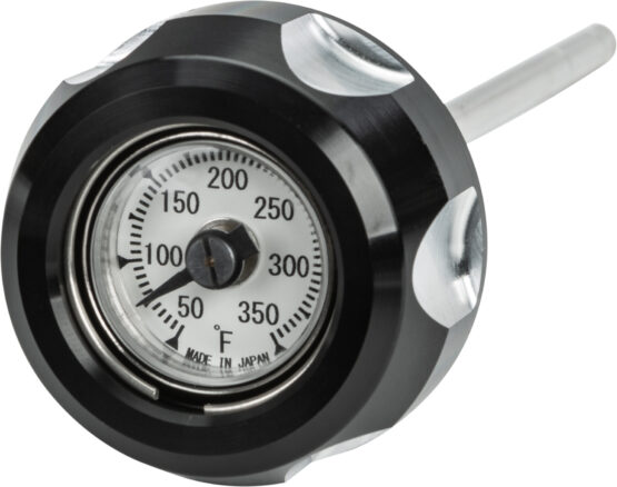 HardDrive Oil Temp Dipstick Black Machined For Harley M8 Touring 17-19