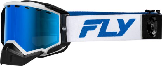 Fly Racing Zone Elite Snow Goggle White/Blue
