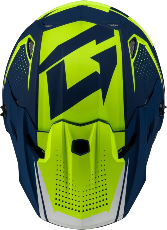 GMAX MX-96 502 Helmet Matte Blue/Green Medium Offroad - Image 3