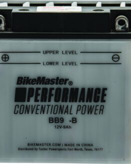 BikeMaster BB9-B Conventional Battery Replaces YB9-B 12V 115A