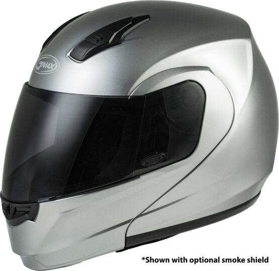 GMAX MD-04 Modular Helmet Metallic Silver XL