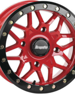 Typhon Wheel 14X7 4/156 5+2 +10 Machined Red