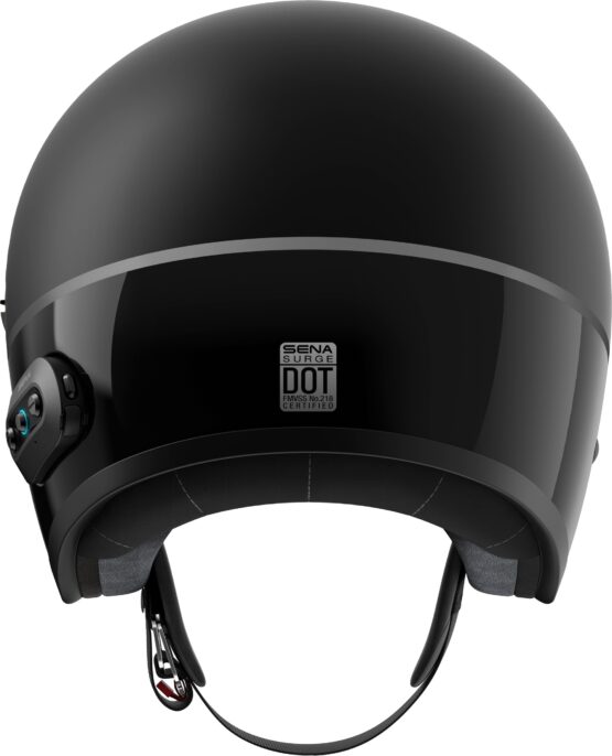 Sena Surge Open Face Helmet Mesh Matte Black/Gloss Black 2X-Large - Image 3